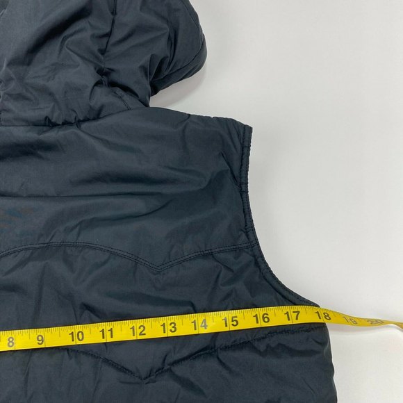 Billabong Womens Hooded Jacket Size M Vest Black Pockets Outwear Style Skii Doo - Picture 3 of 10